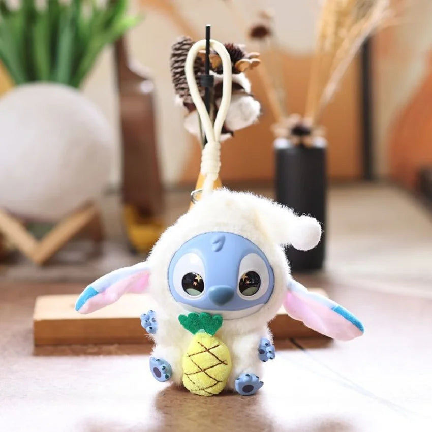 Stitch Eat Before Sleep Blind Box Random Style Vinyl Plush Pendant Keychain Cute Cartoon Doll Kawaii Surprise Collectible Gift