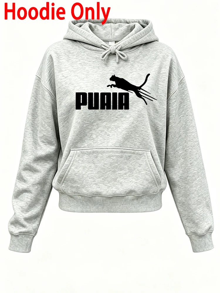 Pure Color Sportswear Women's Set/Hoodie/Pants Autumn Winter Daily Casual Sports Jogging Suits Hooded Sweatshirts and Sweatpants