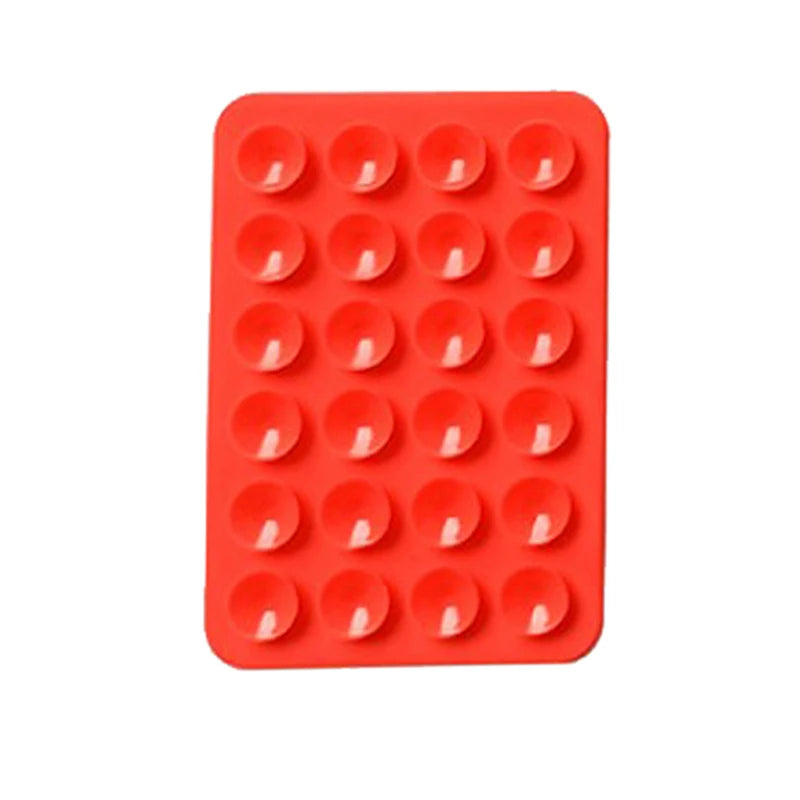Double Side Silicone Suction Pad For Mobile Phone Fixture Suction Cup Backed Adhesive Silicone Rubber Sucker Pad For Fixed Pad