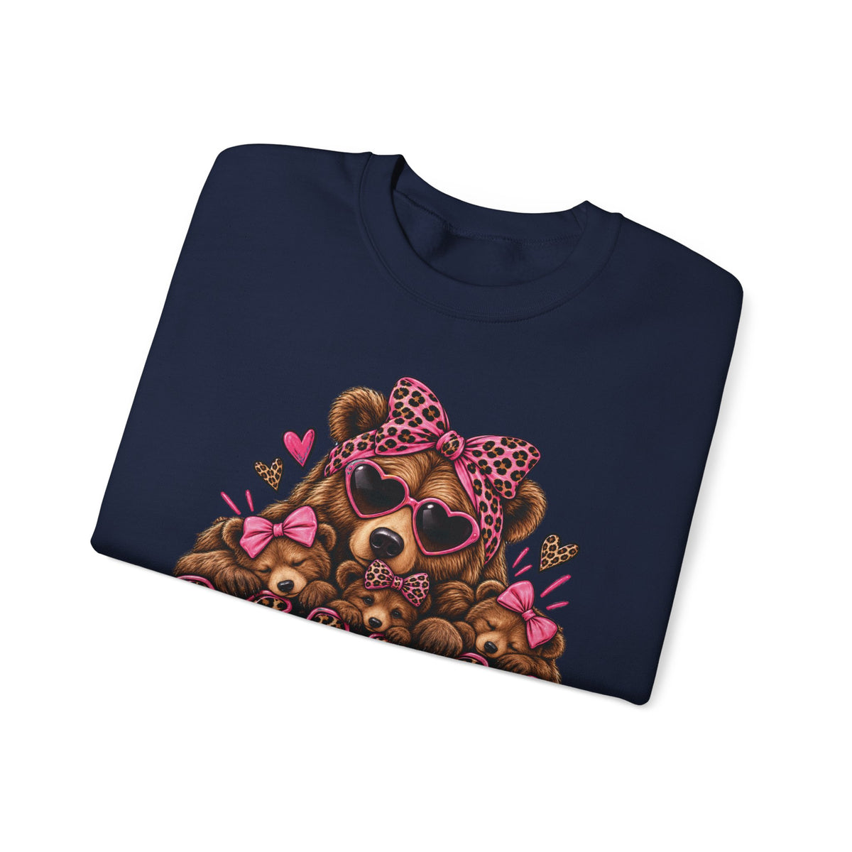 Mama Bear Floral Crewneck Sweatshirt