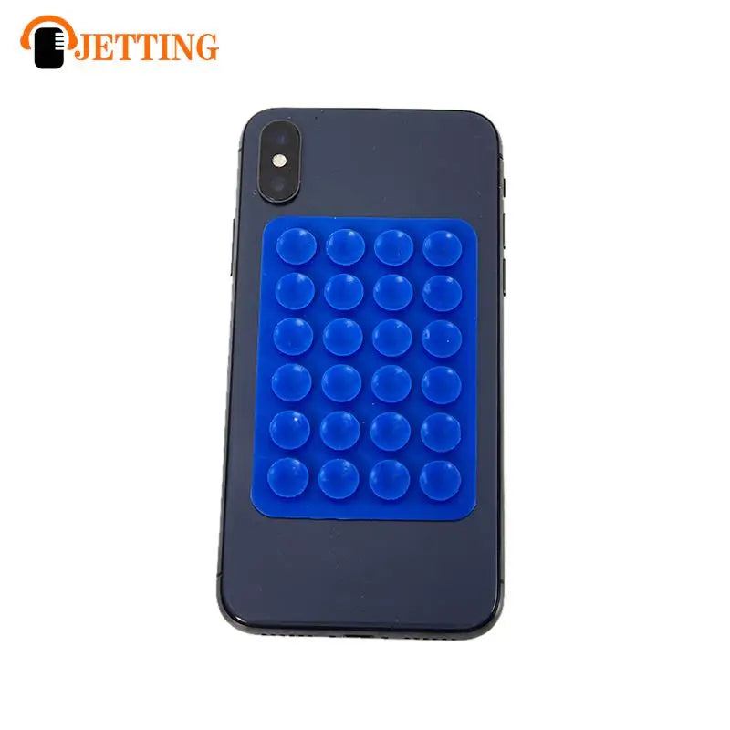 Double Side Silicone Suction Pad For Mobile Phone Fixture Suction Cup Backed Adhesive Silicone Rubber Sucker Pad For Fixed Pad