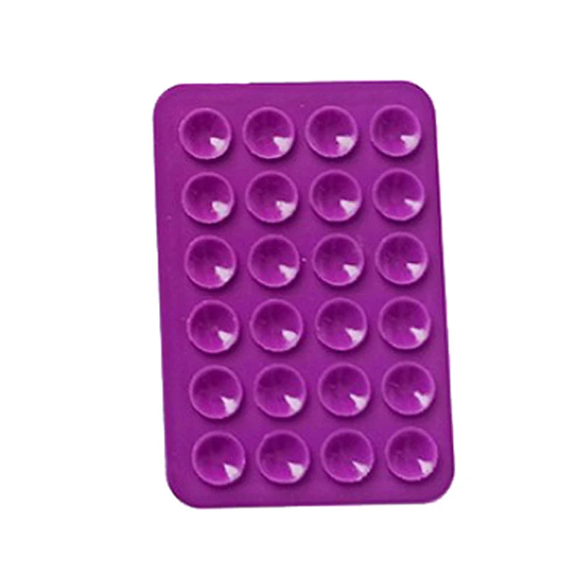 Double Side Silicone Suction Pad For Mobile Phone Fixture Suction Cup Backed Adhesive Silicone Rubber Sucker Pad For Fixed Pad