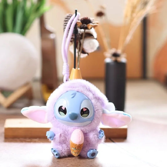 Stitch Eat Before Sleep Blind Box Random Style Vinyl Plush Pendant Keychain Cute Cartoon Doll Kawaii Surprise Collectible Gift