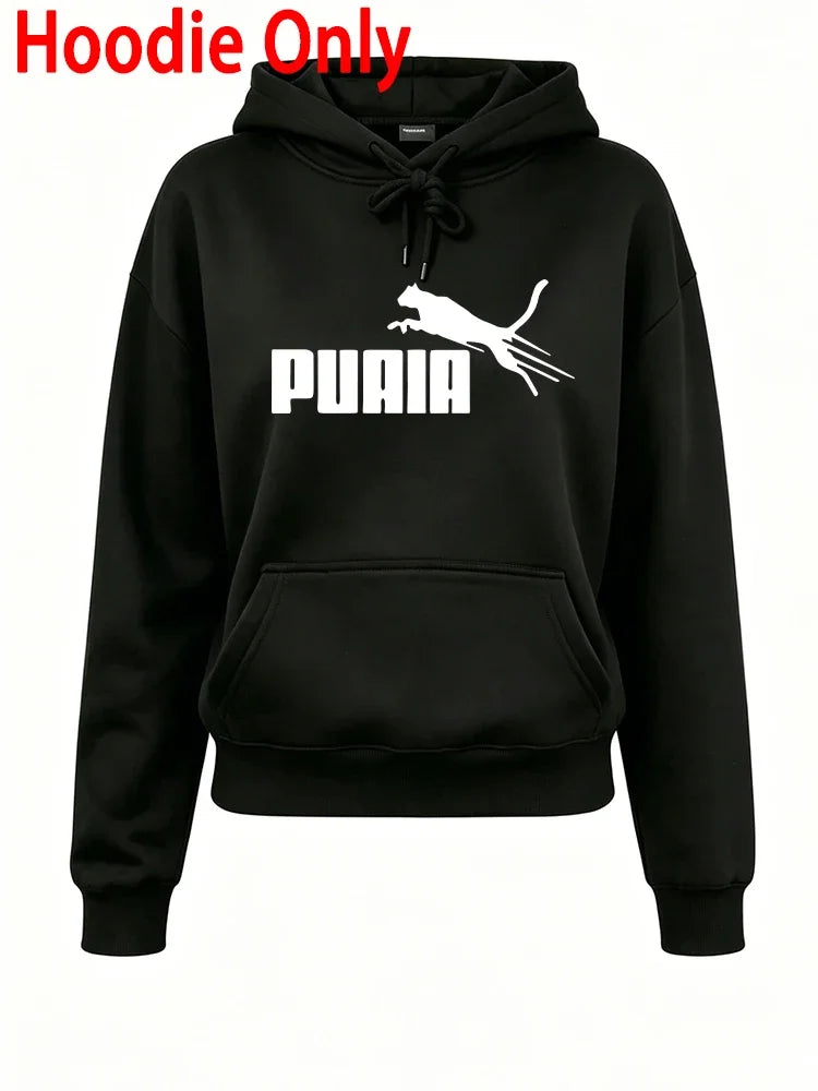 Pure Color Sportswear Women's Set/Hoodie/Pants Autumn Winter Daily Casual Sports Jogging Suits Hooded Sweatshirts and Sweatpants