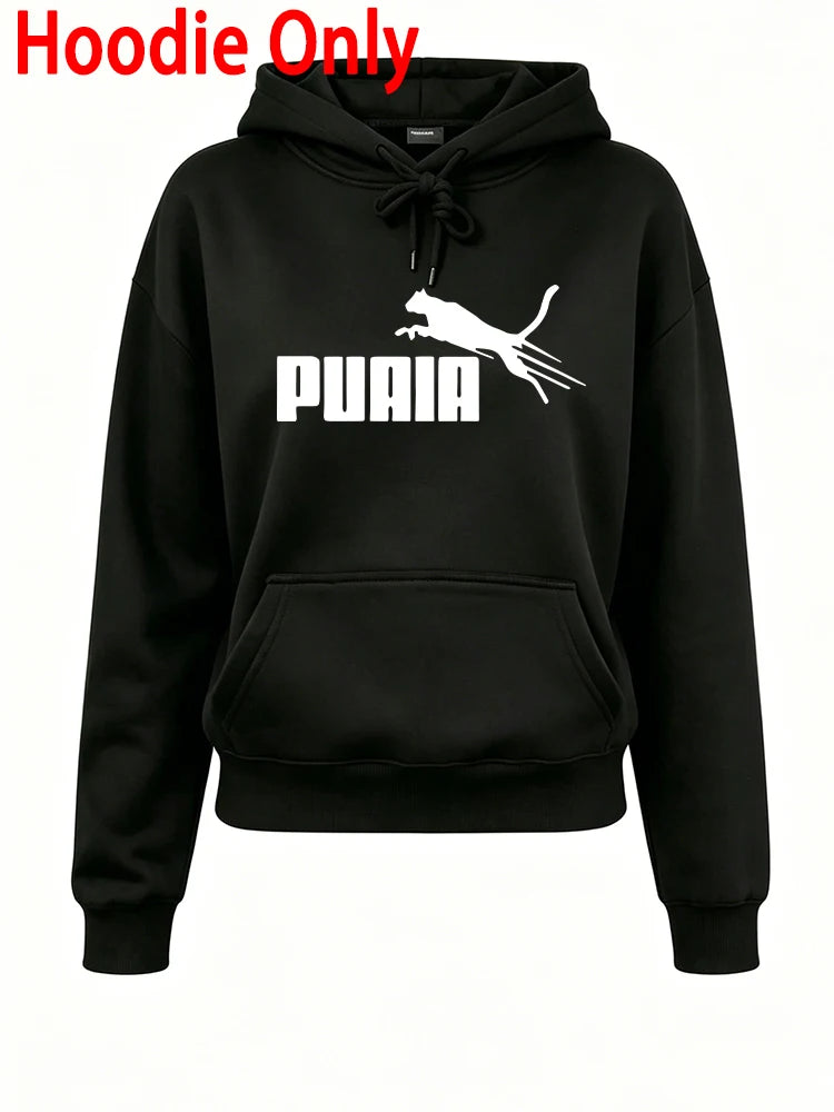 Pure Color Sportswear Women's Set/Hoodie/Pants Autumn Winter Daily Casual Sports Jogging Suits Hooded Sweatshirts and Sweatpants
