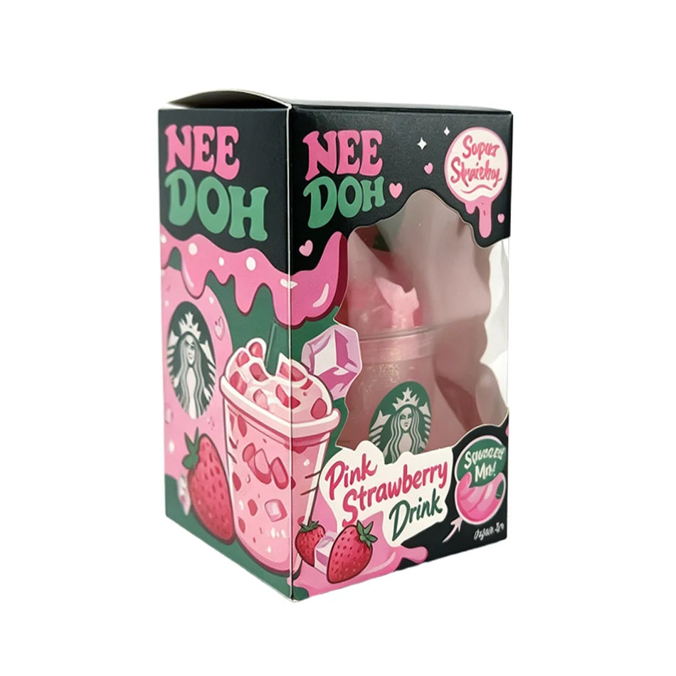 Cute Iced Coffee Cup Squishy Fidget Toy Colorful Squeeze Need Doh Stress Relief Toys Portable Mini Drink Cup Decompression Toy