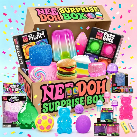 100+ Pieces NEEDOH Squishy Toy Figures Blind Box Surprise Toys Slow Rising Soft Fidget Toys Featuring Giant Gorilla Random 1pcs
