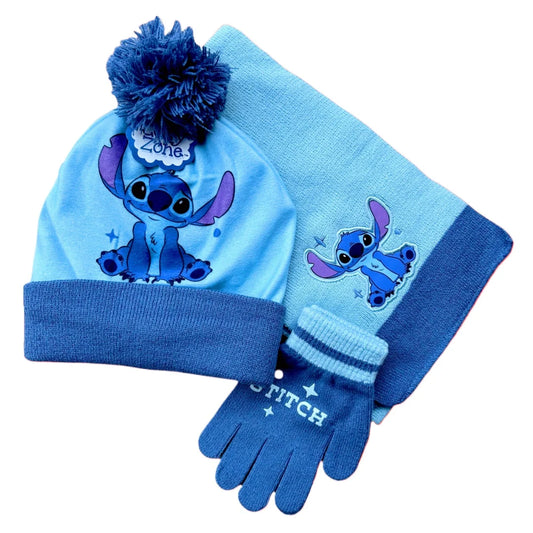 New Autumn Winter Children Hat Pinstripe Galactic Federation Alien Angel Scarf Hat Glove Warm Knitted Hat Cap Child Xmas Hat