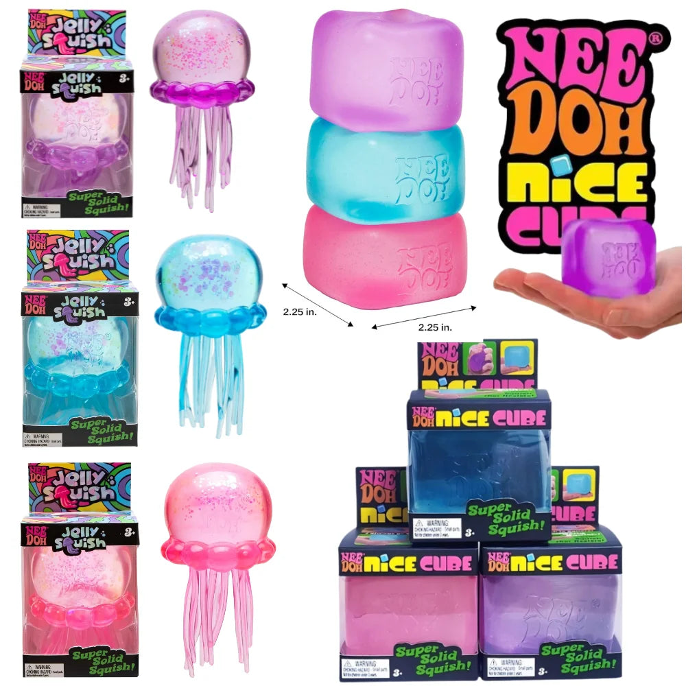 100+ Pieces NEEDOH Squishy Toy Figures Blind Box Surprise Toys Slow Rising Soft Fidget Toys Featuring Giant Gorilla Random 1pcs